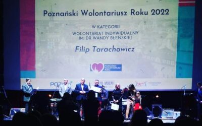 Filip Tarachowicz Poznańskim Wolontariuszem Roku 2022