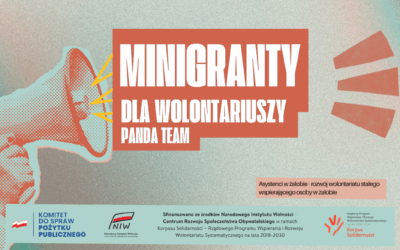Konkurs Minigrantów 2025 dla Wolontariuszy Panda Team – wspieramy Wasze pomysły!