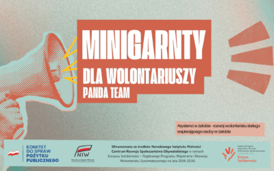 Konkurs Minigrantów 2026 – dla Wolontariuszy Panda Team!