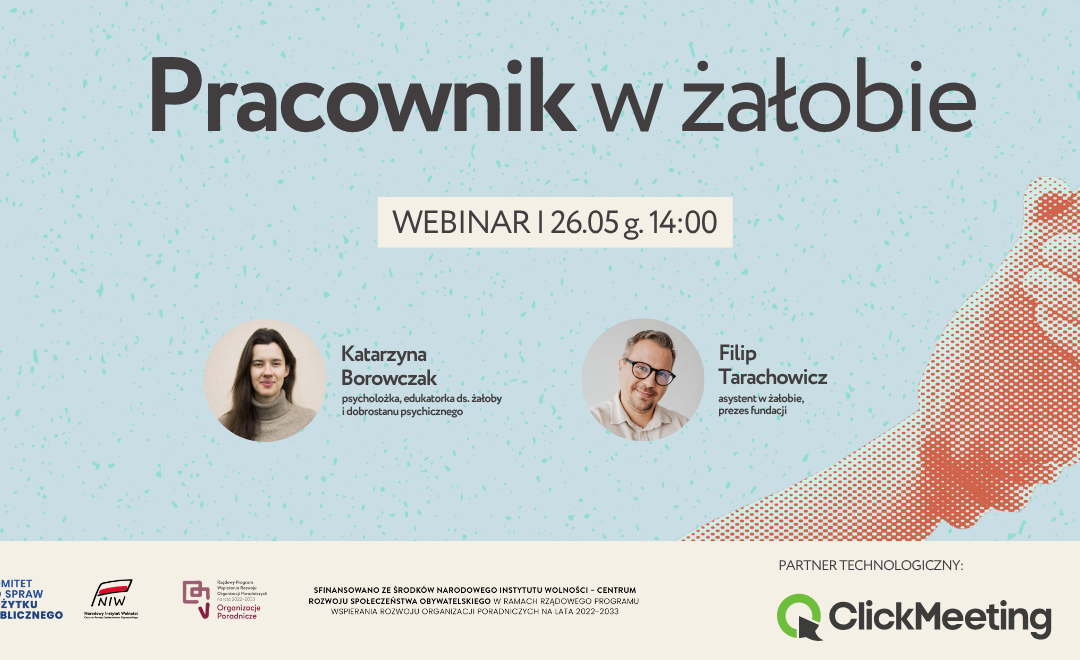 WEBINAR „Jak wspierać pracownika w żałobie?” 26.05.2026